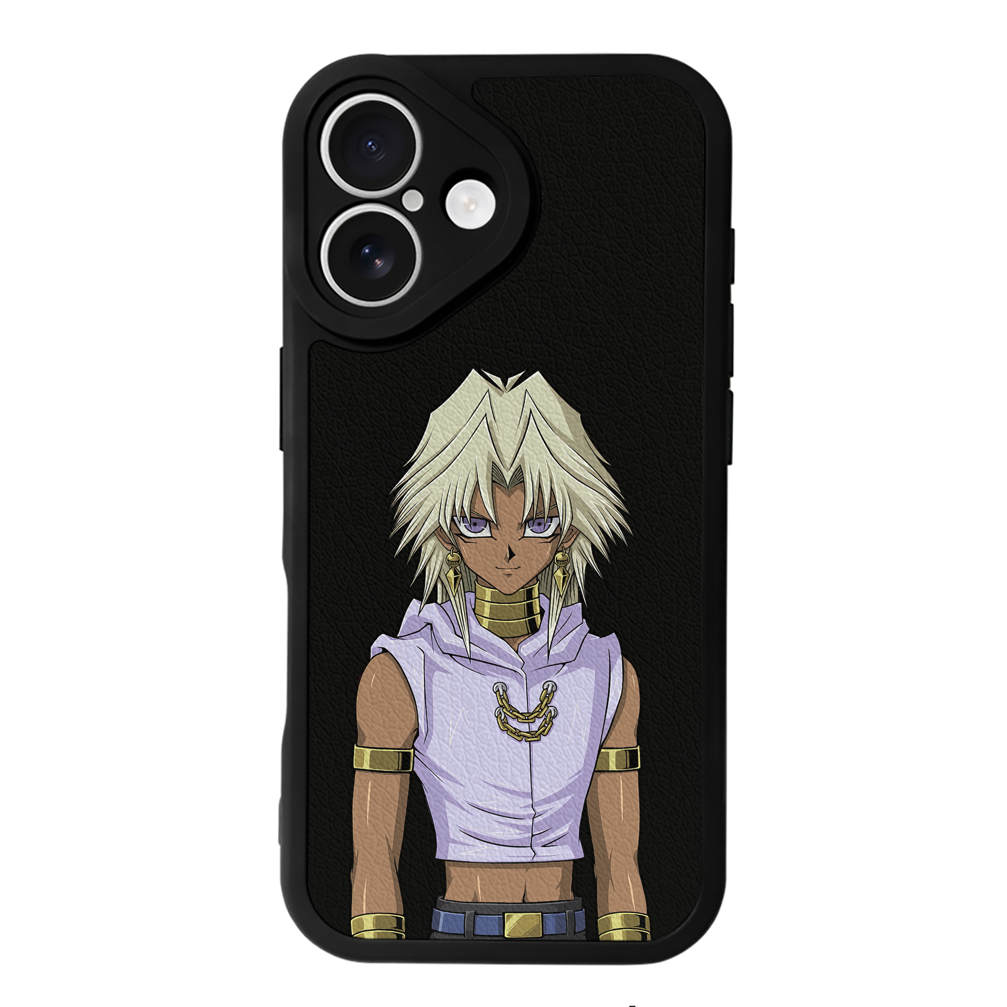 遊☆戯☆王 Yu-Gi-Oh! 【iPhone 16シリーズ対応】シリコンスマホケース（レザー調） 材質：シリコン